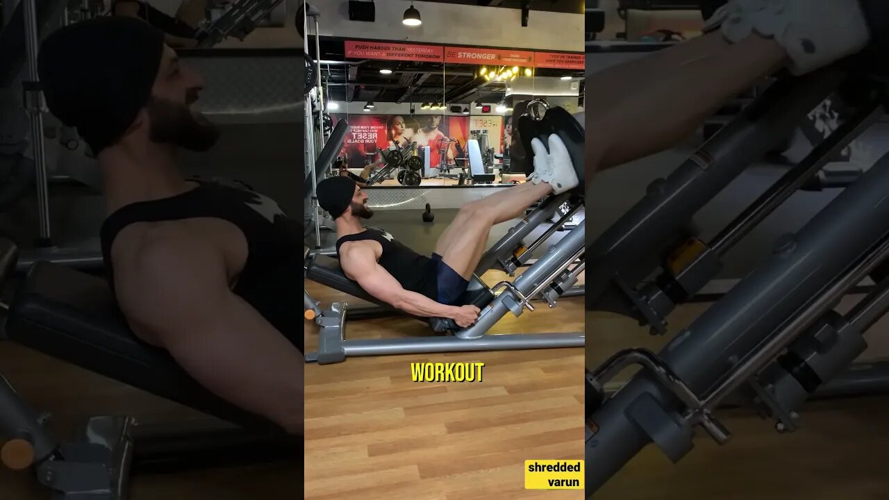 QUAD build Muscle&Strength using Squats LegPress Hack Squat #shorts #youtubeshorts