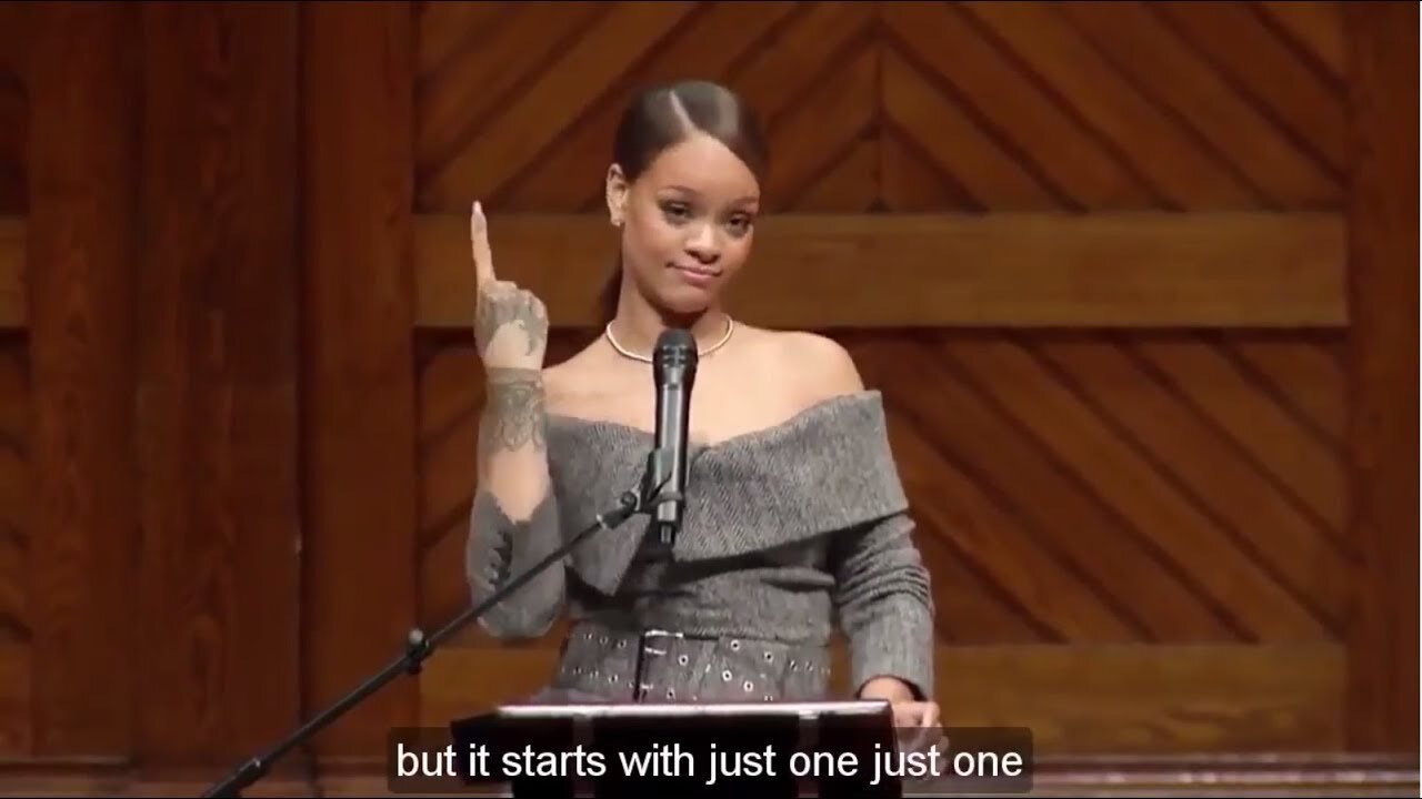 Rihanna INCREDIBLE Speech at Harvard University - ( What people don't know to reach SUCCESS)