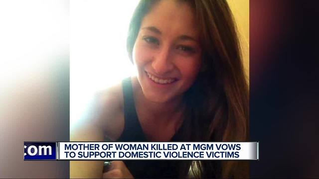 Mother of woman found dead in MGM Hotel vows to fight domestic violence