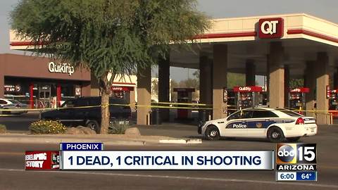 Shooting in north Phoenix leaves 1 dead, 1 seriously injured