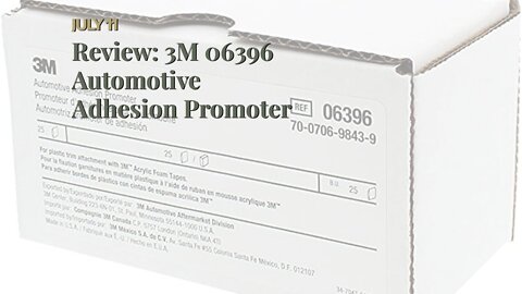 Review: 3M 06396 Automotive Adhesion Promoter