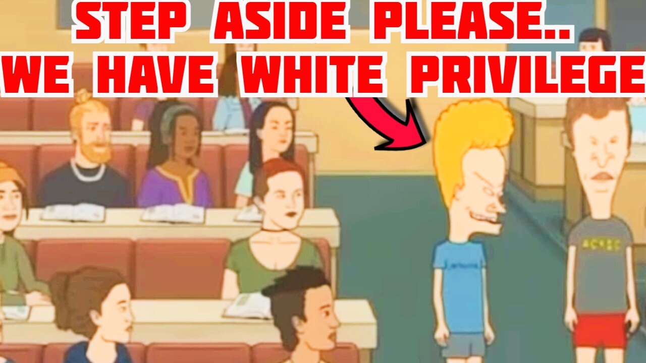 Beavis and Butthead Learn they have White Privilege then Go on a Hilarious Rampage!