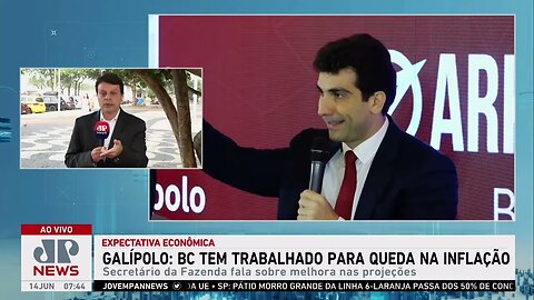 Galípolo diz que Banco Central tem trabalhado para colher queda da inflação