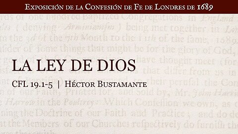 La ley de Dios - Héctor Bustamante