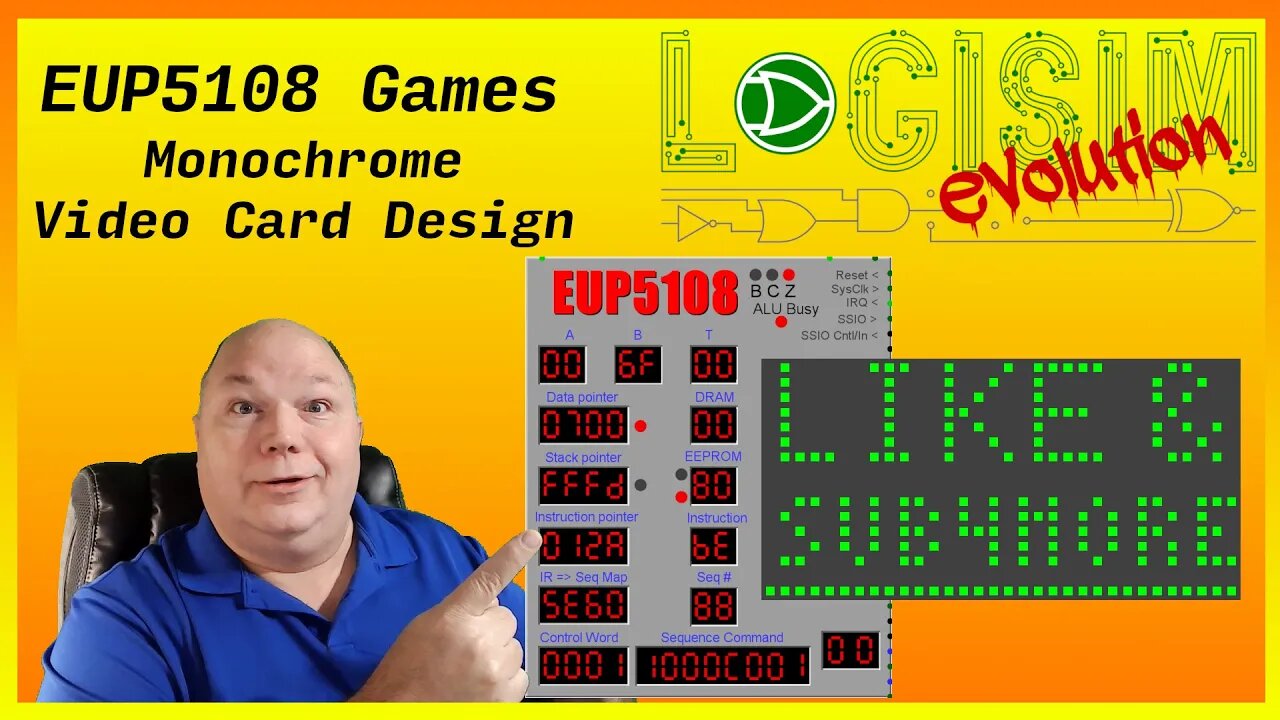 Monochrome Video Card Design [EUP5108 Games Coming Soon!]