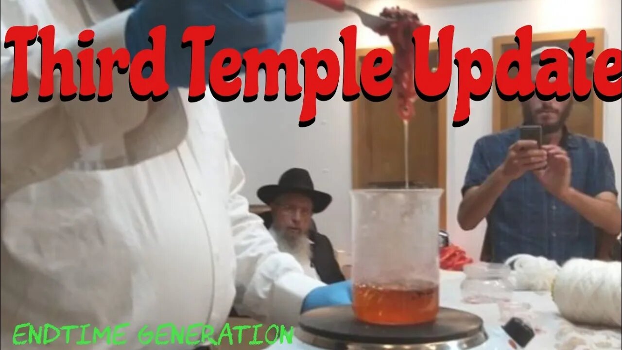 3rd Temple: Biblical Crimson Worm Dye Key Element for the Red Heifer