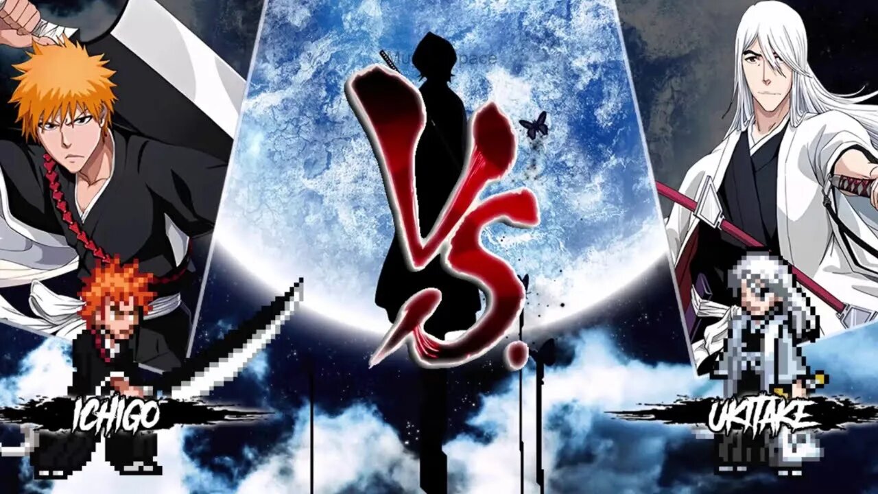 Ichigo & Ichibei VS Ukitake I Bleach Mugen V8