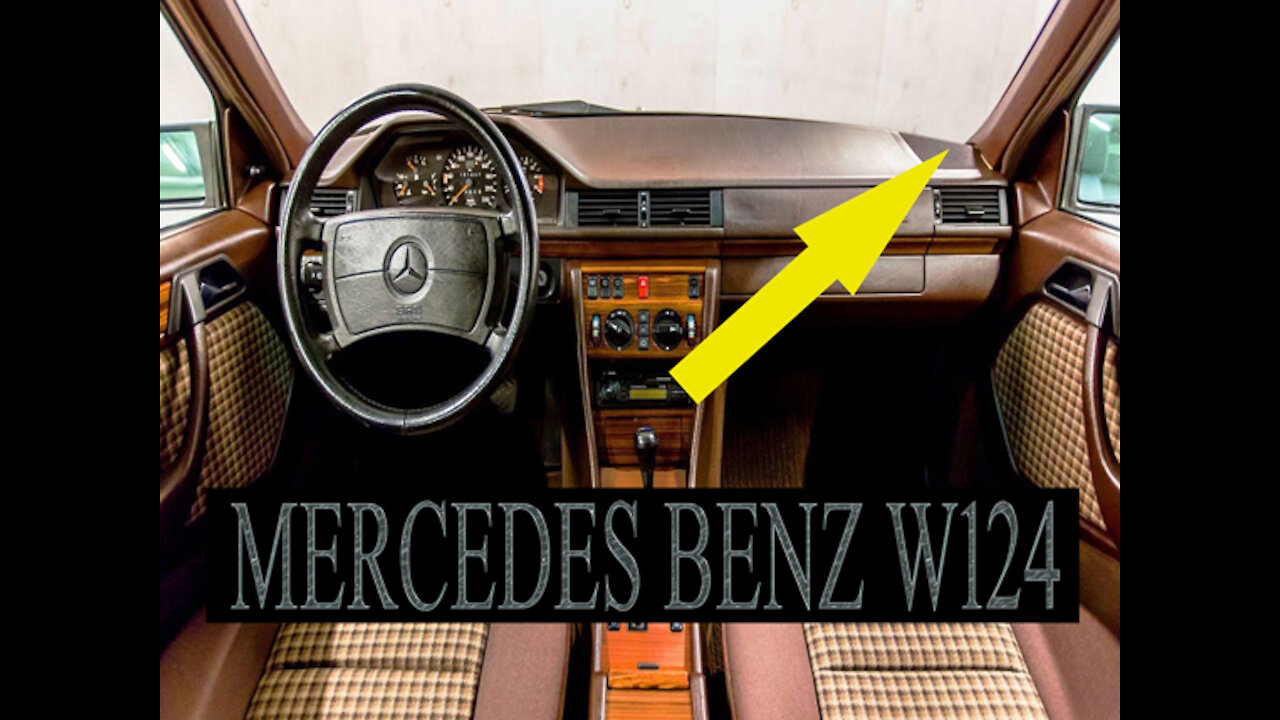 Mercedes Benz W124 - Comment démonter enlever le haut parleur votre voiture tutoriel