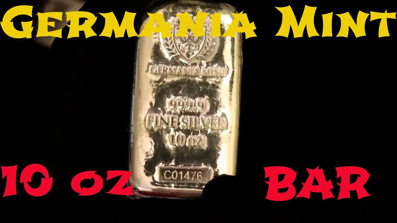 Germania Mint 10 oz bar #silverstacking #silvercoins #gold