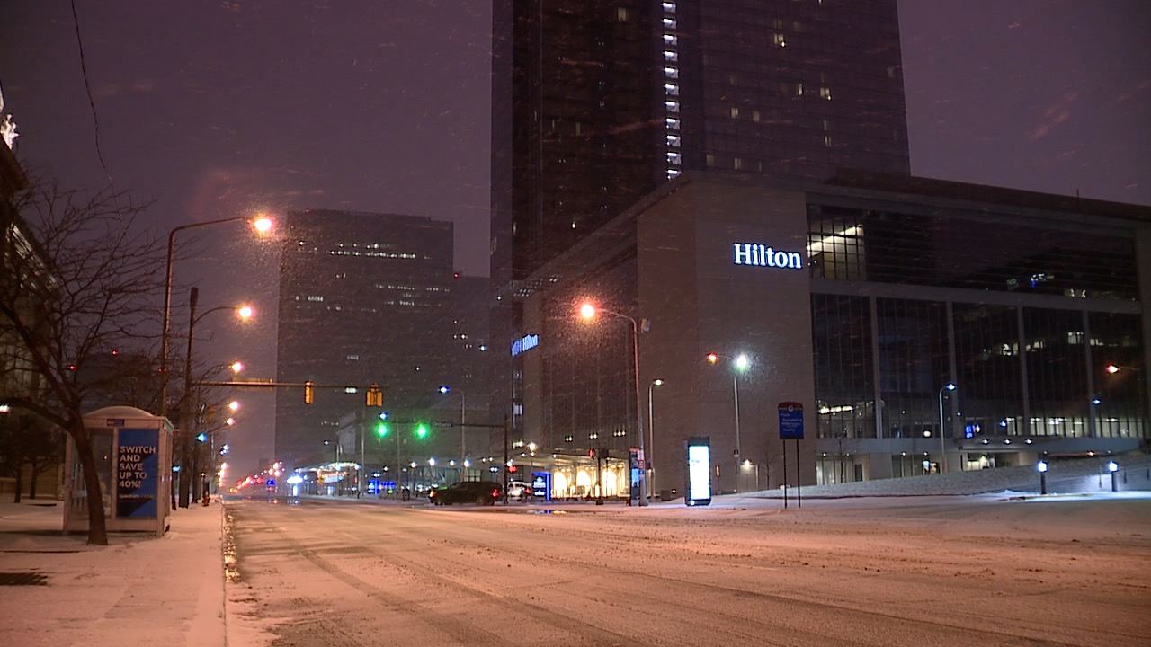 Lake effect snow continues