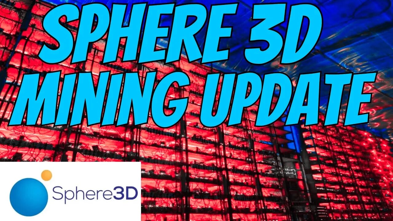 Sphere 3D Stock Bitcoin Mining Update! Where I Would Buy $ANY Stock