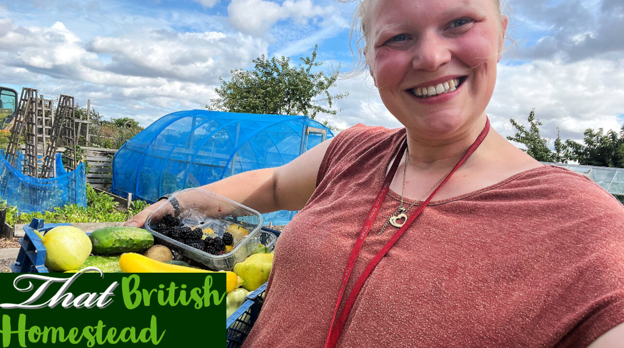 Harvest chat and overcoming fears.... ish... Allotment Garden