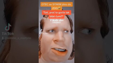 Když jsem byl jako DÍTĚ s OTCEM v ZOO, zeptal jsem se ho, PROČ ta GORILA blbě ČUMÍ! Jeho REAKCE!?#cz