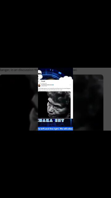 Margaret Sanger looks like an evil rooster