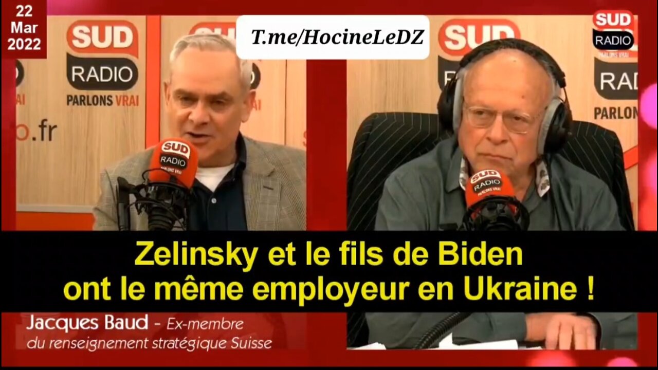 Zelinsky et le fils de Biden ont le même employeur en Ukraine !!!
