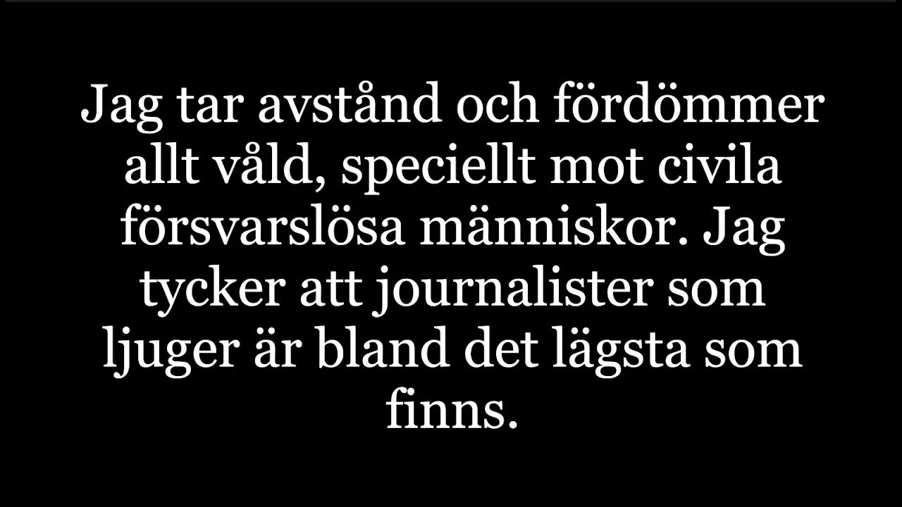 SVT visar bilder på en person som sägs vara skadad efter en granatattack.