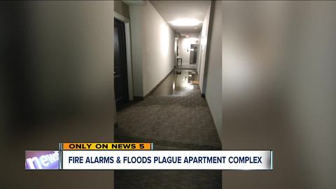 False fire alarms, limited help with excessive flooding leave residents at The Vue frustrated