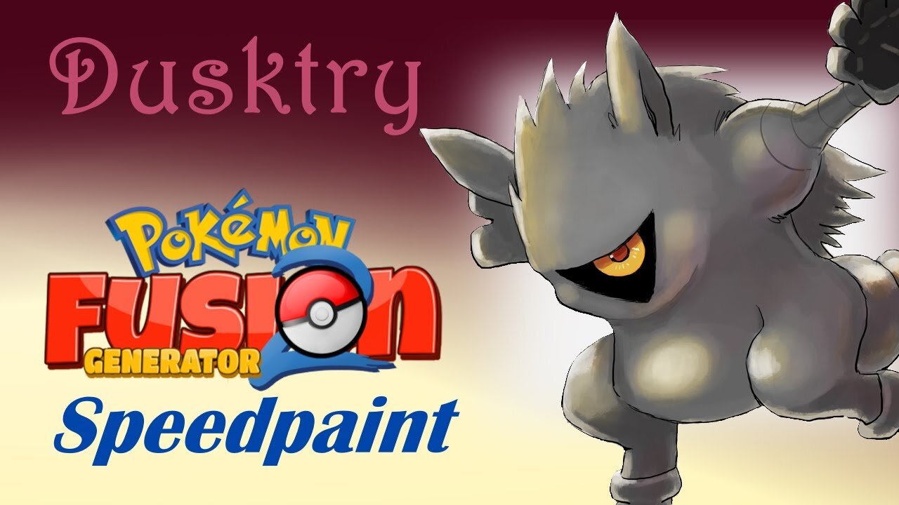 Pokefusion speedpaint: Shiftry + Dusktnoir