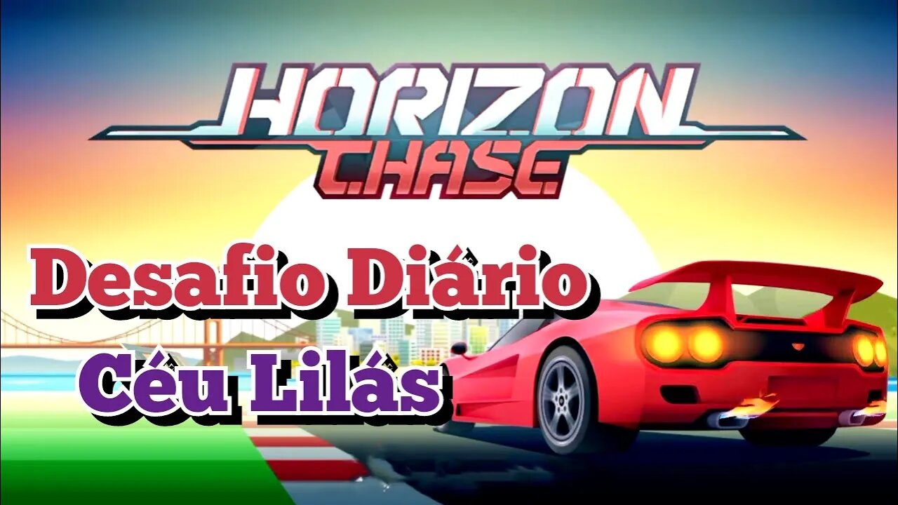 HORIZON CHASE: Desafio Diário, Céu Lilás