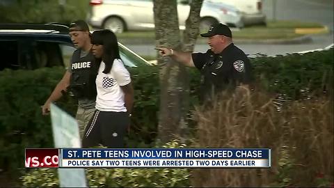 4 Pinellas Co. teens lead Oviedo Police on high speed chase