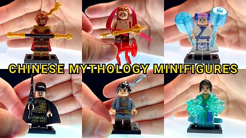 Chinese Mythology Minifigures Collection，How many do you know?#toys #bricks #chinese