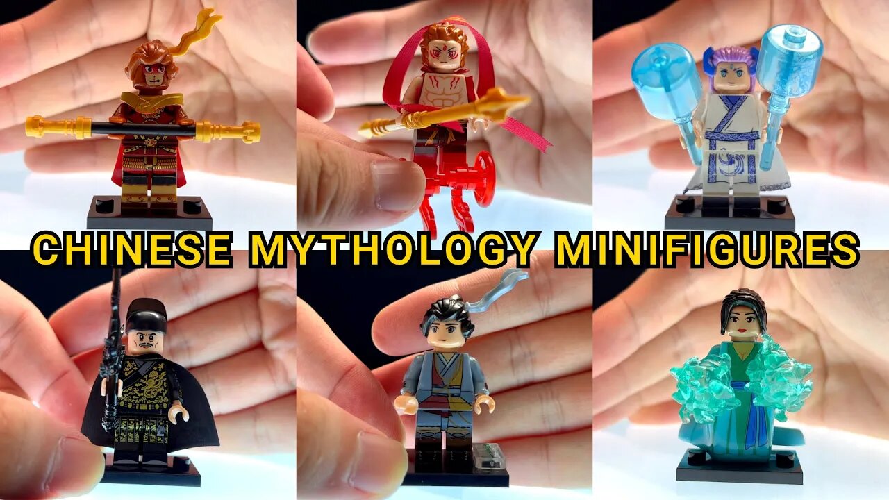 Chinese Mythology Minifigures Collection，How many do you know?#toys #bricks #chinese