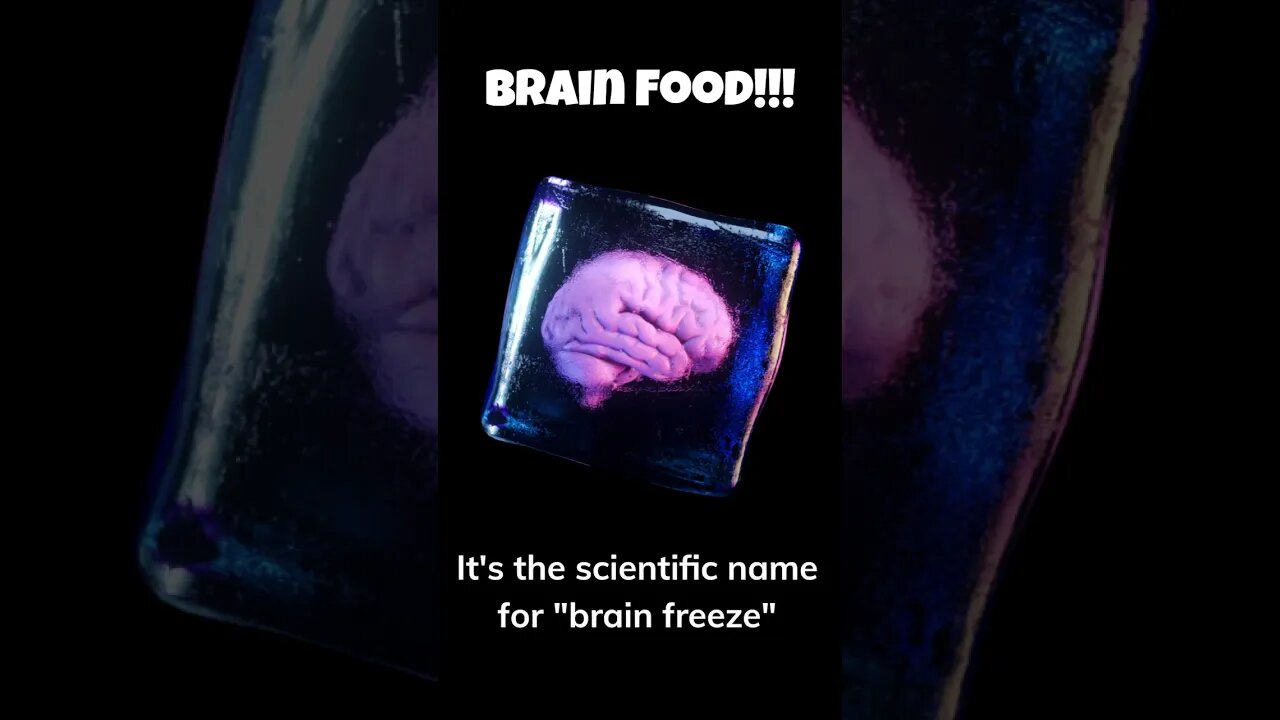 How to Beat Brain Freeze Instantly! Hint: something warm. #shorts