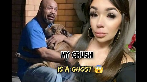 my crush is a ghost 😱😱