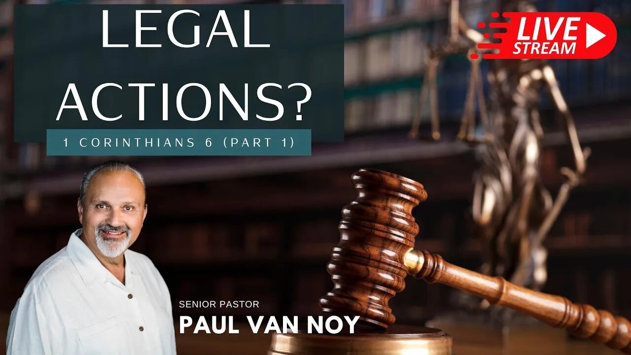 Legal Matters - The Biblical Solution - Pastor Paul Van Noy - 10/30/22 LIVE - 2nd Service