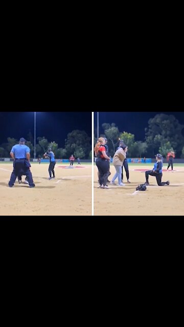 Fake softball injury leads to surprise proposal