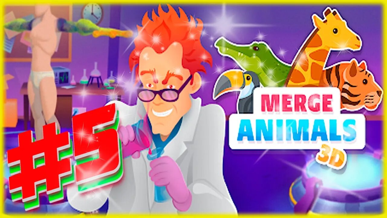 Merge Animals 3D Mutant race Gameplay 🦒🐊🕷 Part 5 lvl 7-9 -||- All Levels Walkthrough (iOS & Android)