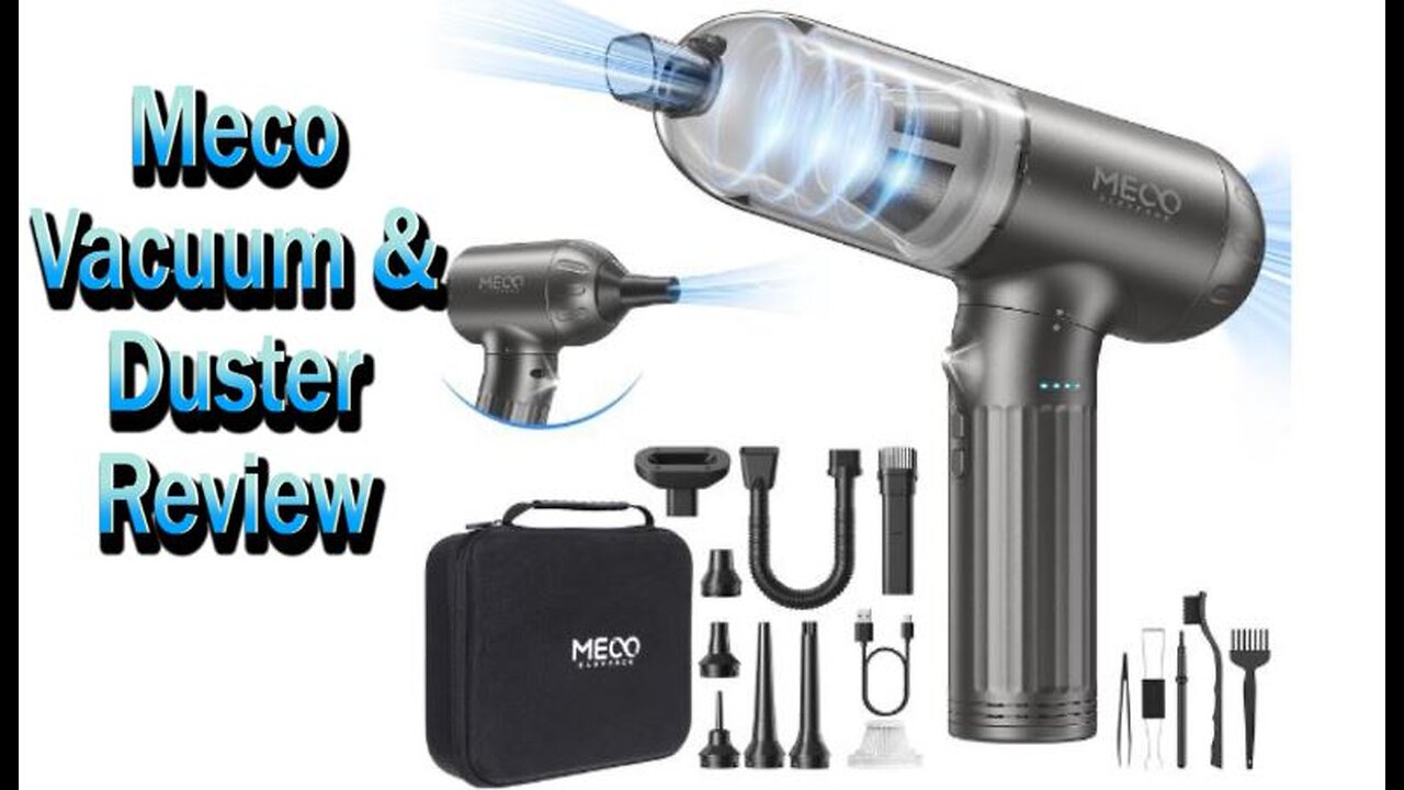 Meco Cordless Vacuum & Air Duster Review.