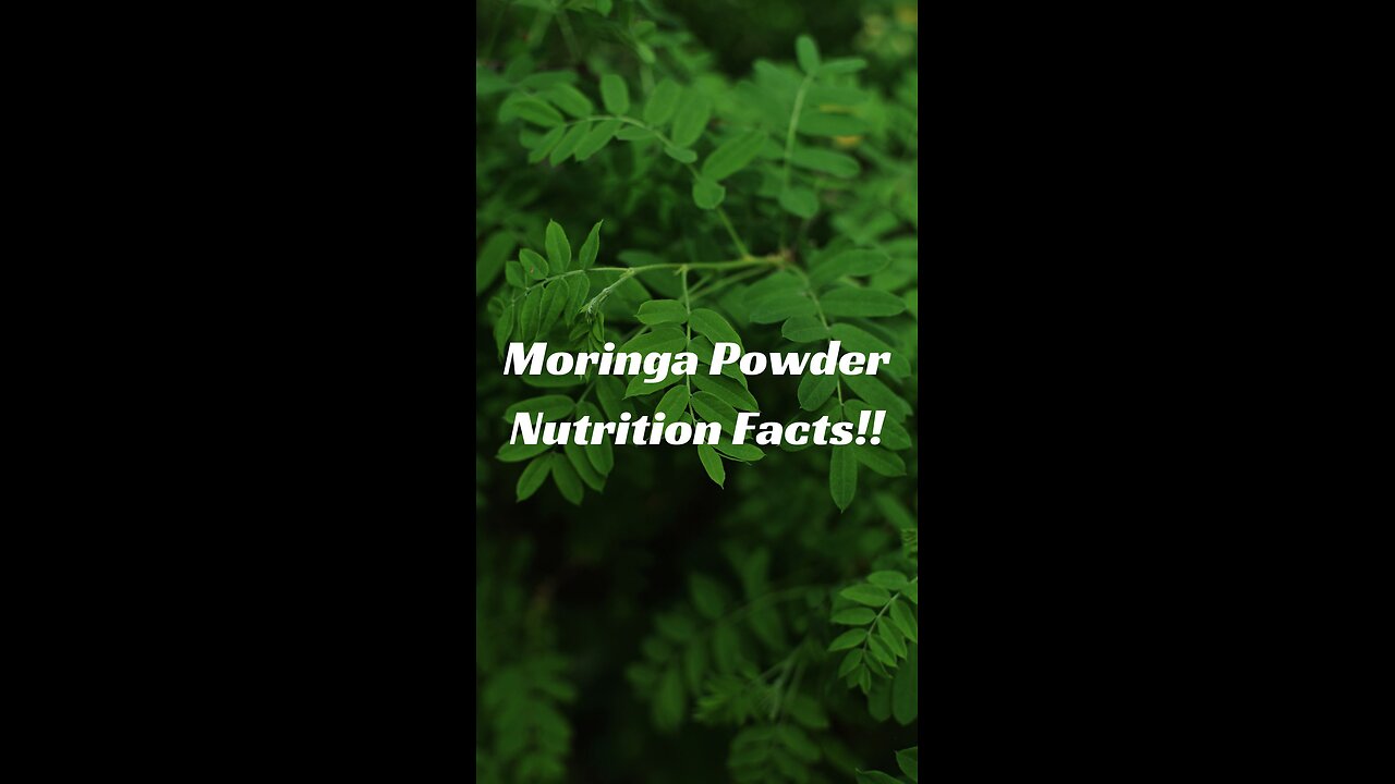 Moringa Powder Nutrition Facts.