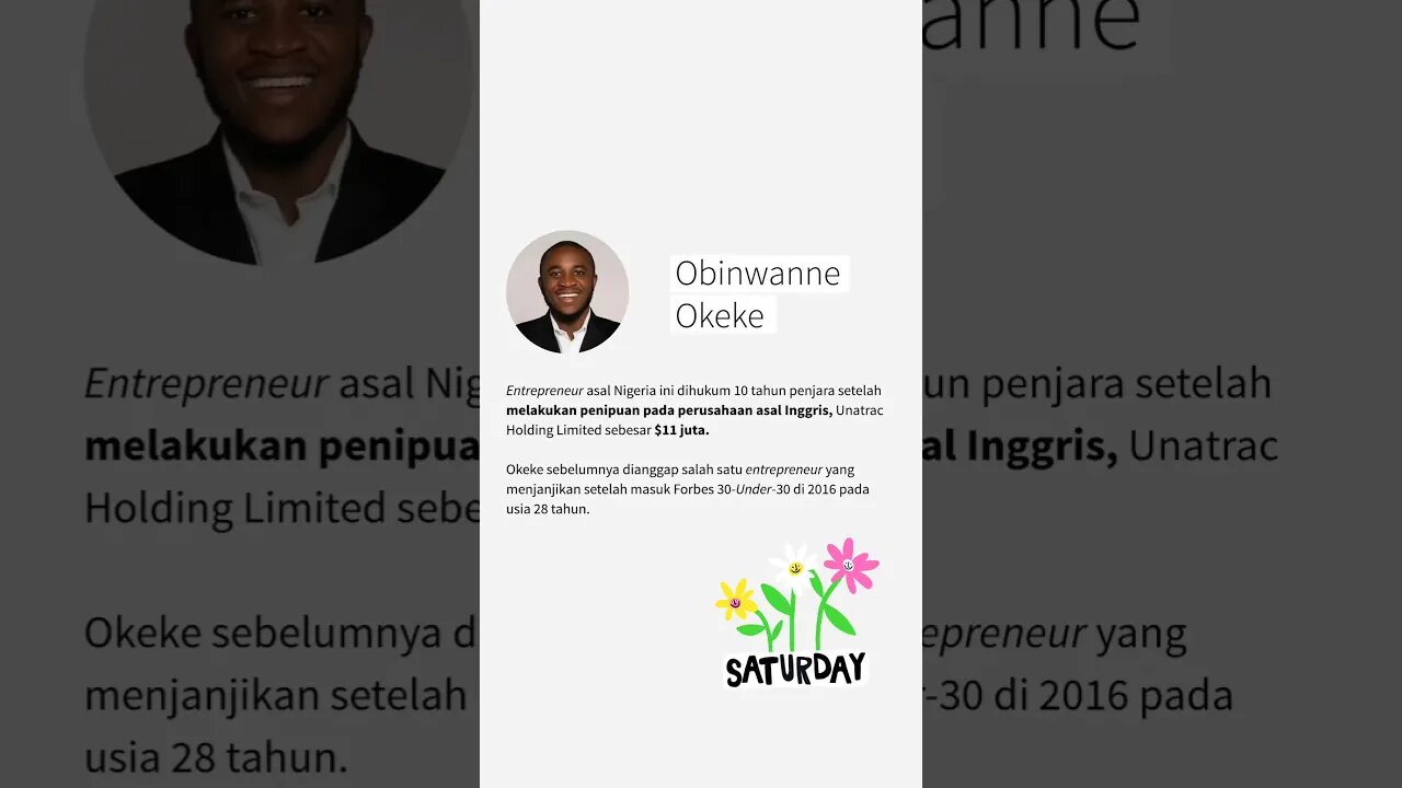 FROM FORBES 30 UNDER 30 TO CRIMINAL
