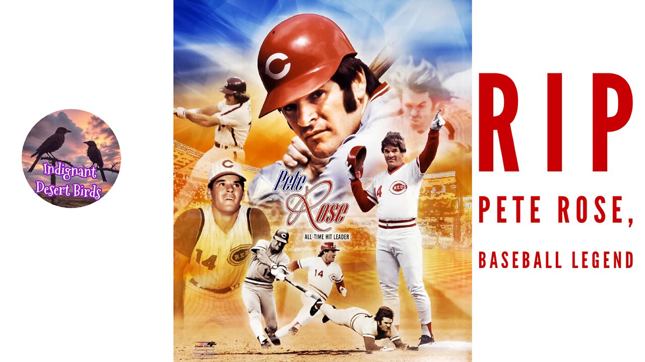 Pete Rose, Baseball Legend and all-time hits leader, went on to be with the Lord at 83