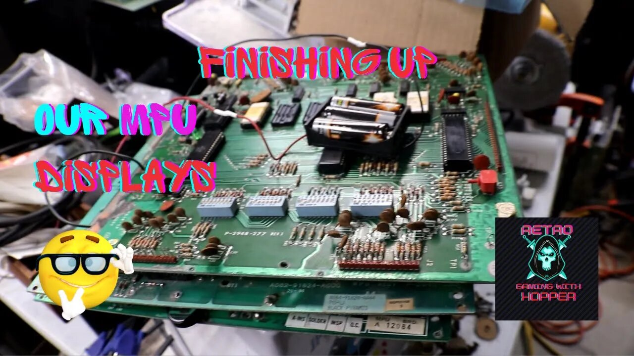 Bally Night Rider Solid State / Finishing The MPU & The Displays Ep 7