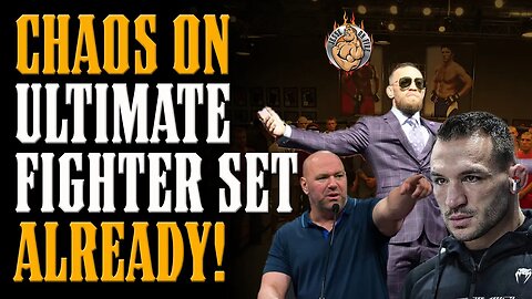 CHAOS on DAY 1 of ULTIMATE FIGHTER Production! Conor McGregor Arrives & People Get KICKED OUT!