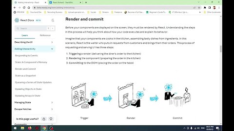 05 React js Learning Video Adding Interactivity 1 of 3 #reactjs #webdesign