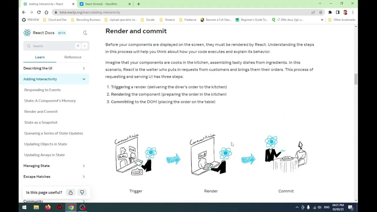 05 React js Learning Video Adding Interactivity 1 of 3 #reactjs #webdesign