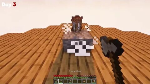 I Survived 100 Days on ONE BLOCK in Hardcore Minecraft & 8