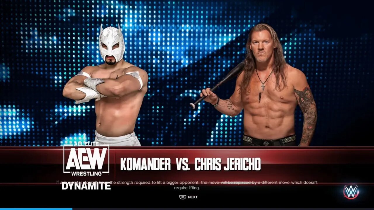 AEW Dynamite Chris Jericho vs Komander