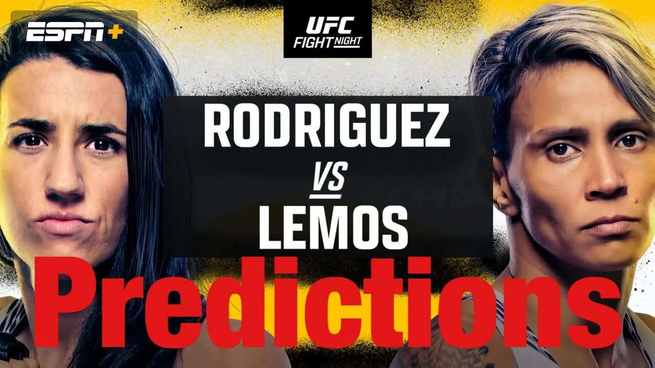 UFC Fight Night Rodriguez Vs Lemos Full Card Prediction