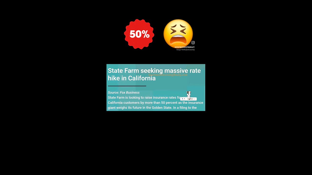 State Farm Seeking 50% Rate Increase 🤯😵‍💫