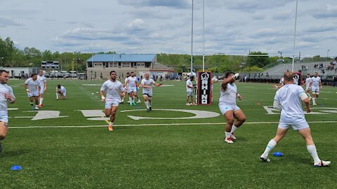 Major League Rugby LA vs RUNY pregame warmups