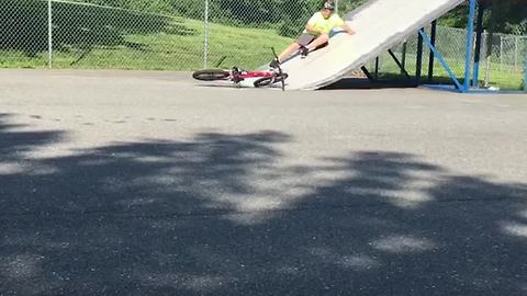 Bike Up Slide Fail