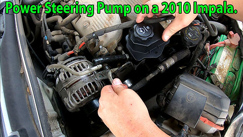 2010 Impala Power Steering Pump Removal and Replacement.