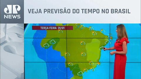 Muita chuva em vários estados do Brasil nesta terça-feira (31)