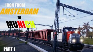 Amsterdam to Munich with a load of iron ore Part 1 - Train Life