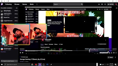 SAVAGE GAMING-YT LIVE FORTNITE
