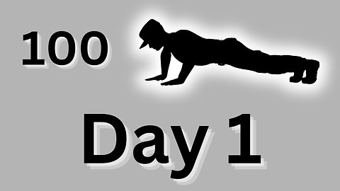 100 pushups a day DAY 1